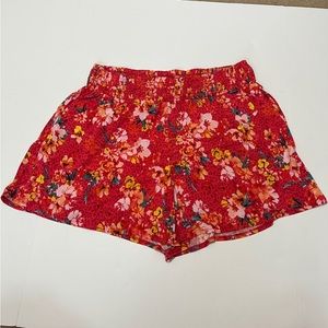 Torrid Women’s Floral Shorts Elastic Waist Lightweight Soft Size 2